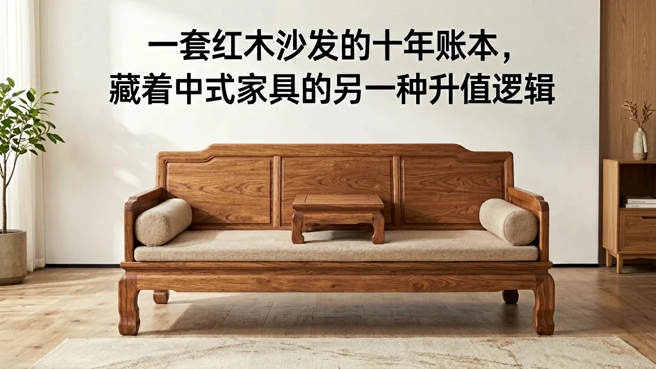 一套红木沙发的十年账本,藏着中式家具的另一种升值逻辑